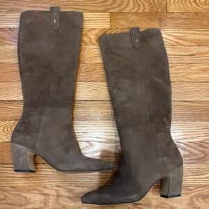 Sam Edelman TORANO High Suede Boots – Toasted Taupe – Size 8
